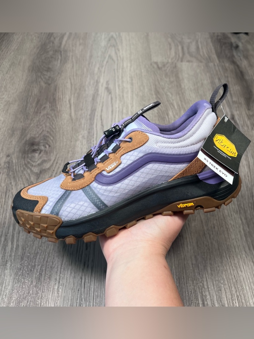 Vans Crosspath XC Purple Brown VN000D5VTUD Mens 7.5 /Womens 9 Vibram Hiking MTE